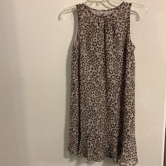 Loft animal print sleeveless dress size XSP - Picture 2 of 6